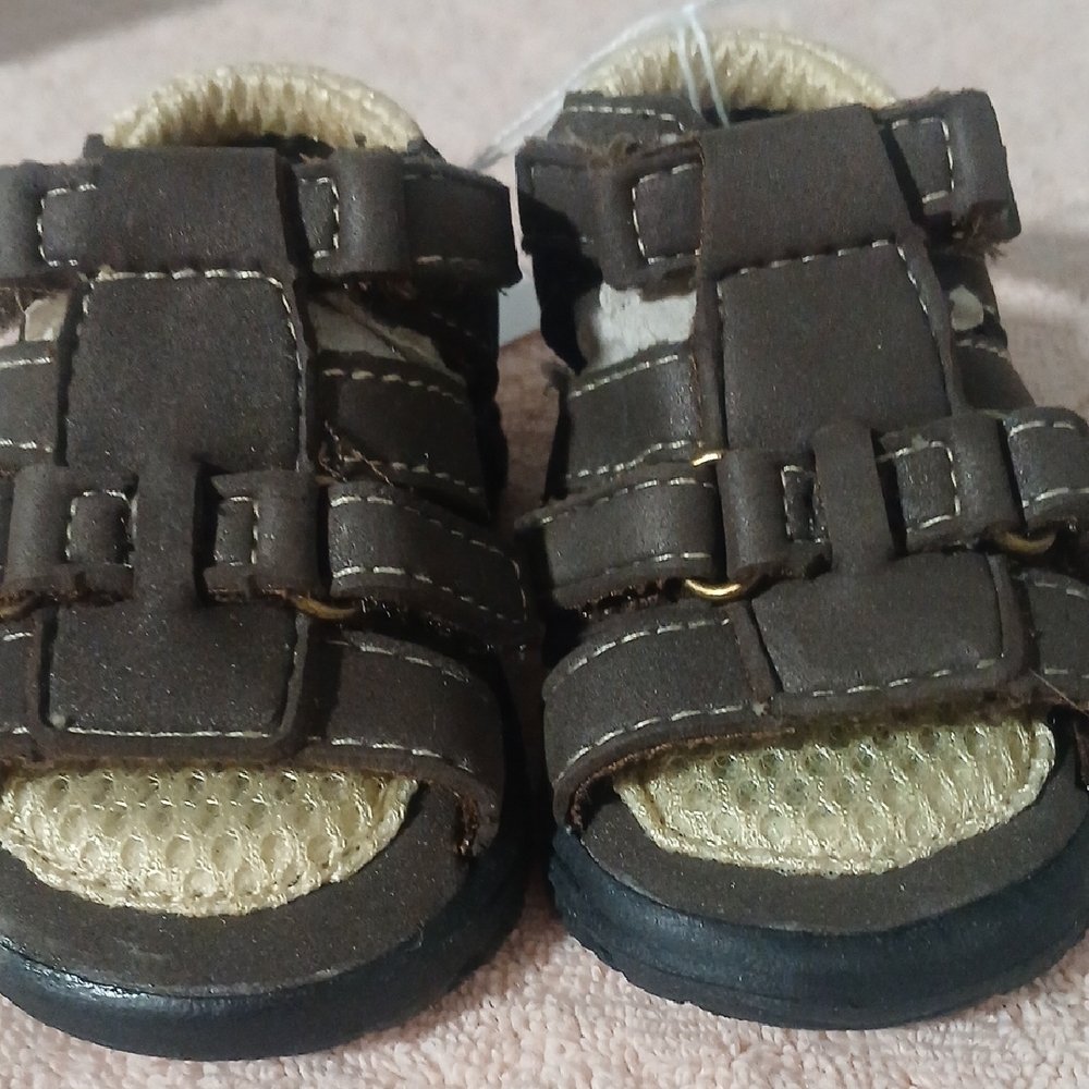 Target Brown Infant Sandals - Picture 3 of 6